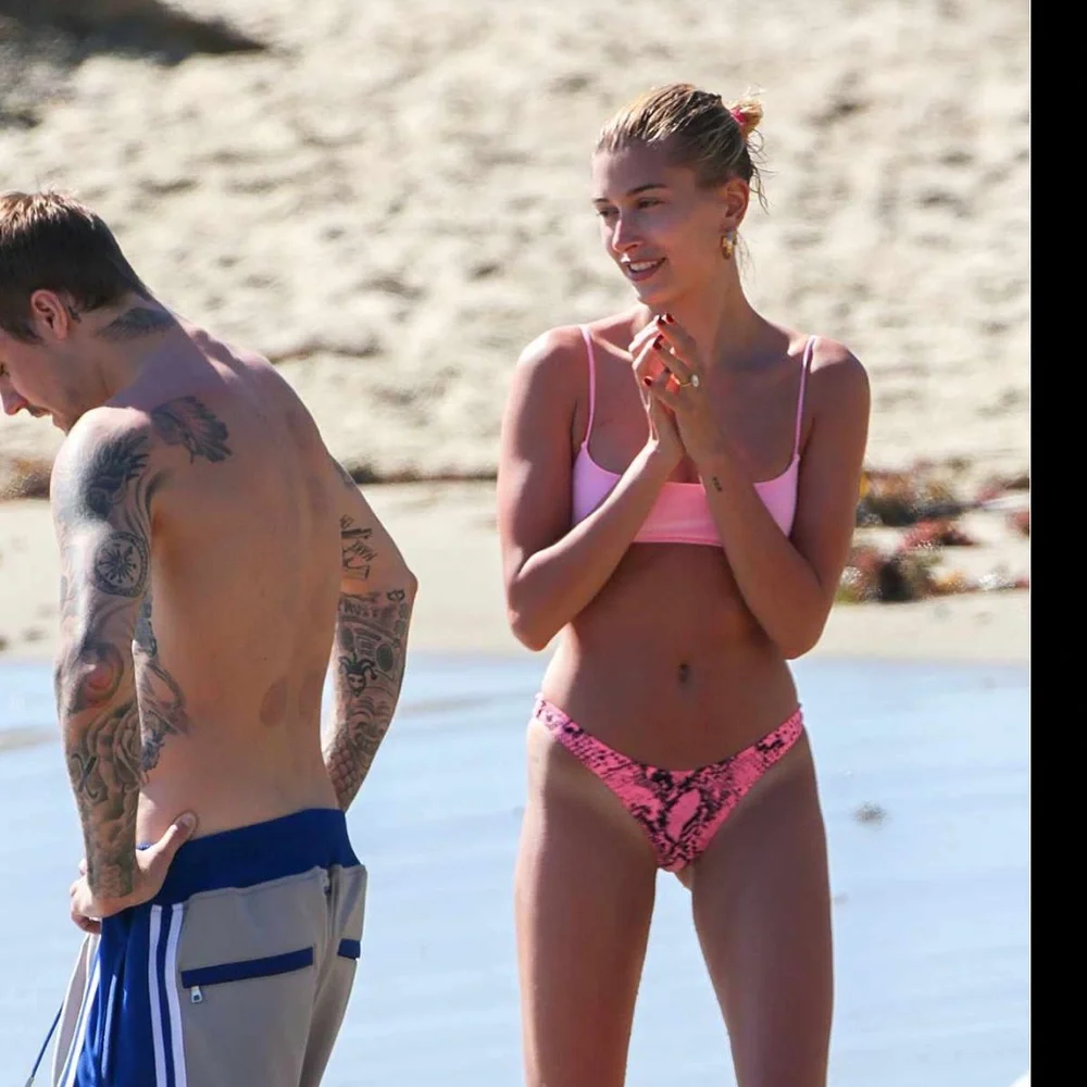 Triangl Swimwear Hailey Bieber Neon Snake Print Bikini bottom